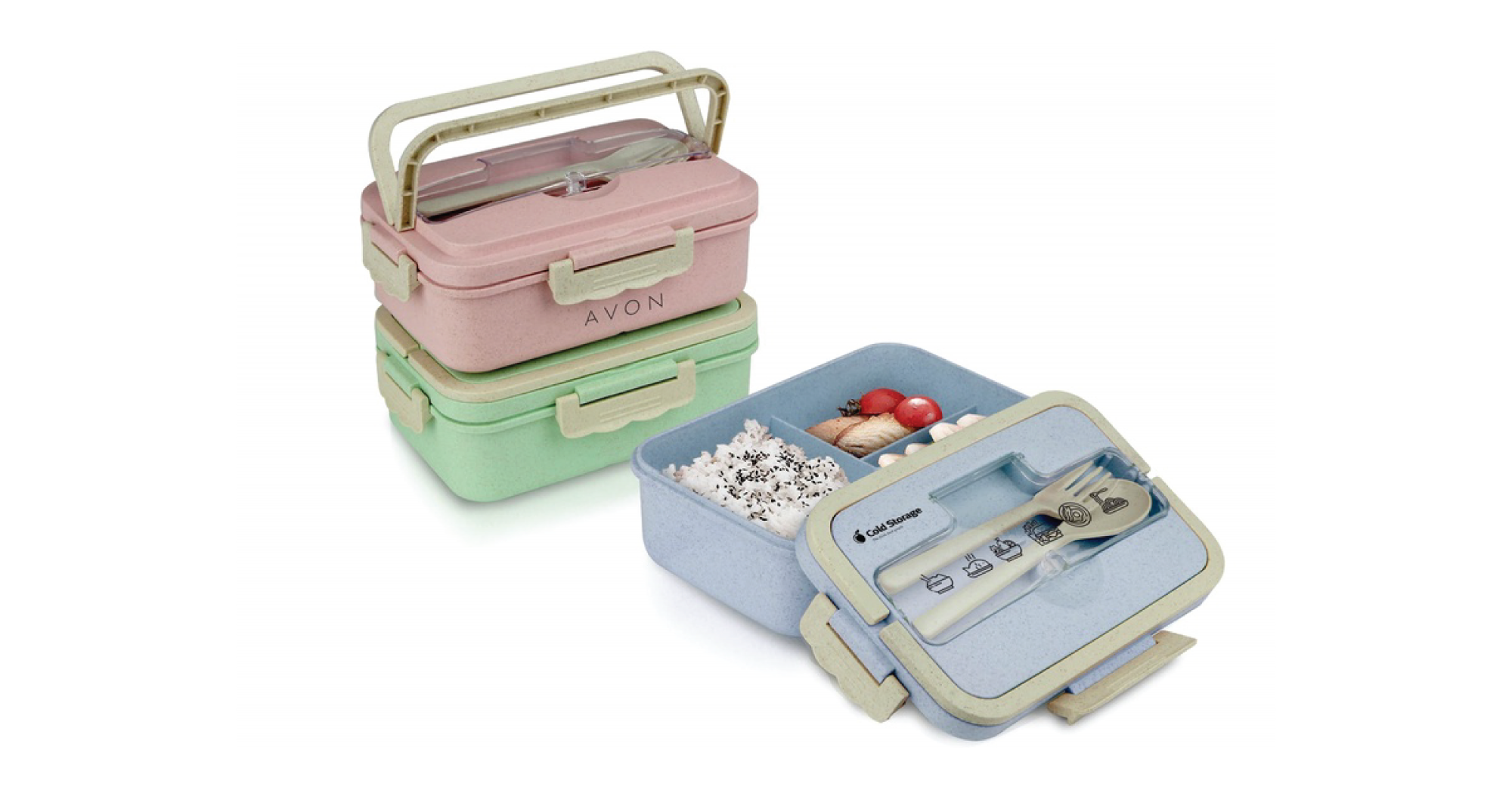LLS WHEAT STRAW LUNCH BOX 1000ML